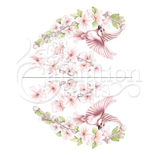 Carnation Crafts Feathered Fancy Vignette Downloads - Vignette 1