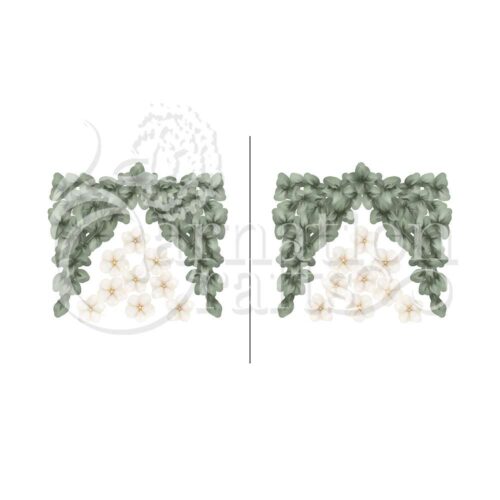 Carnation Crafts Leaf Swag Vignette Downloads - Vignette 1