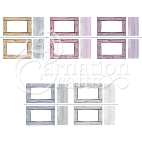 Carnation Crafts Rustic Frame Vignette Downloads