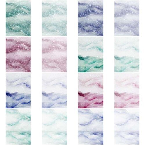 Snowfall Flurry Backing Papers Download