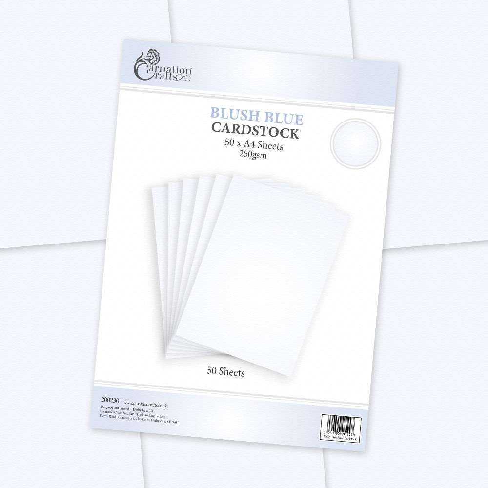 Perfect Blush Blue Cardstock