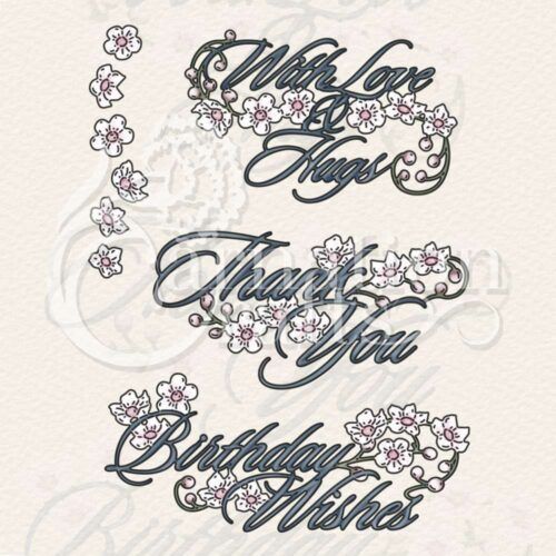 Said With A Flourish Die Set