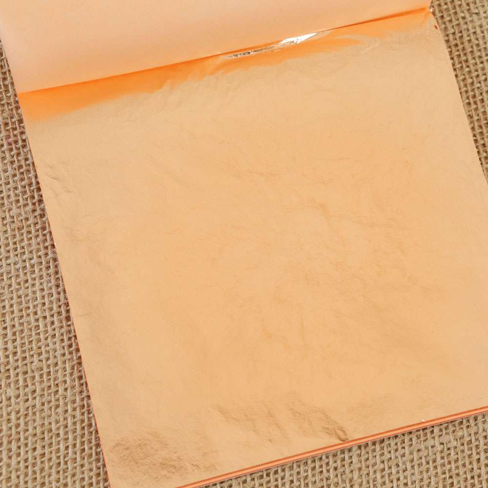 Imitation Rose Gold Leaf (25 Sheets)