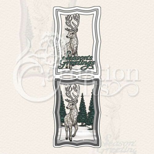 Season's Greetings Quick Card Die Set