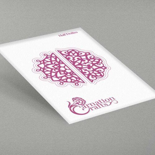Carnation Crafts Half Doilies Die Set