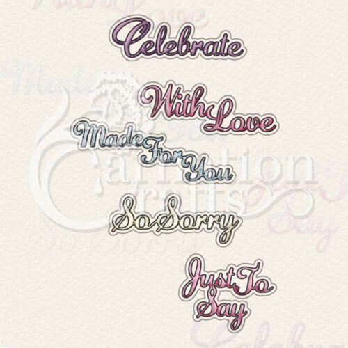 Just To Say Sentiments Die Set