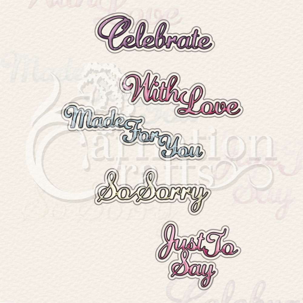 Just To Say Sentiments Die Set