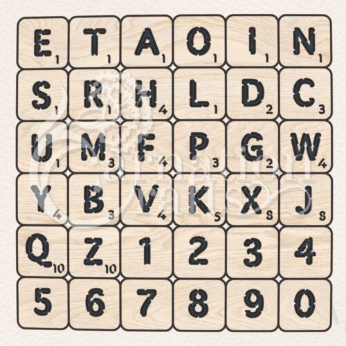 Letter Tiles Die set