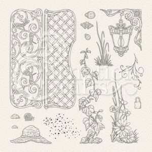Garden Safari Stamp Set 1