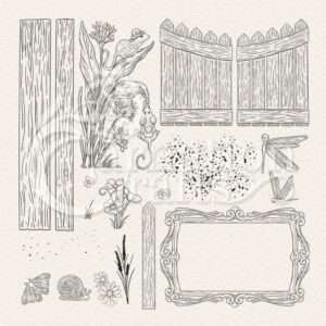Garden Safari Stamp Set 3