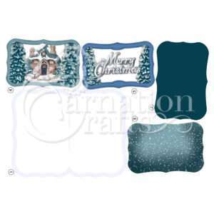 Merry Christmas Quick Card Vignette 2 Download