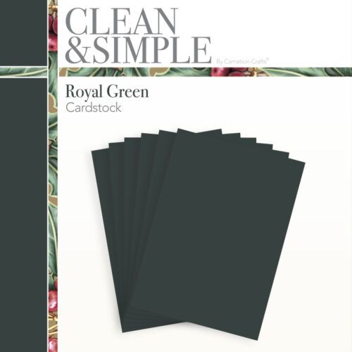 Clean & Simple Royal Green Cardstock
