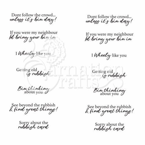 Carnation Crafts Safe Place Sentiment Download