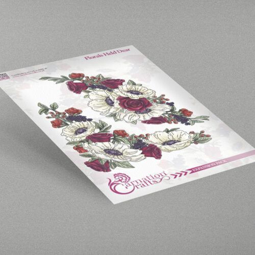 Carnation Crafts Florals Held Dear Die Set