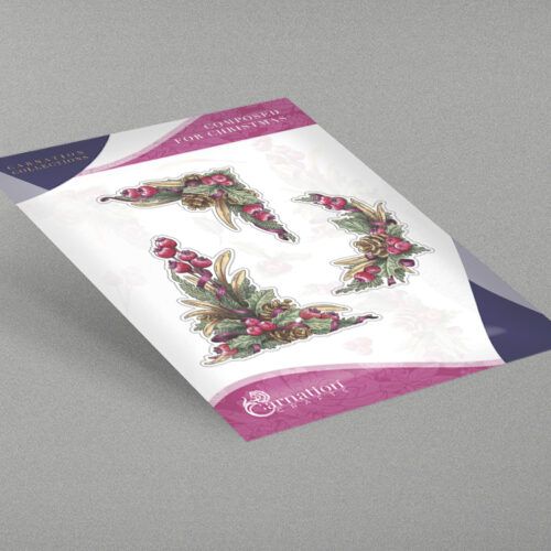 Carnation Crafts Composed For Christmas Die Set