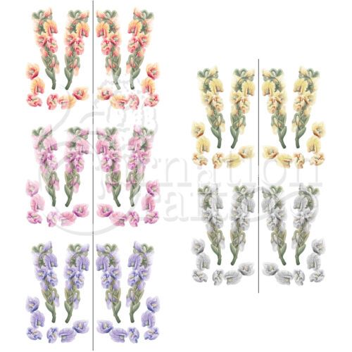 Clean & Simple Plus Delicate Sweet Pea Vignette Downloads