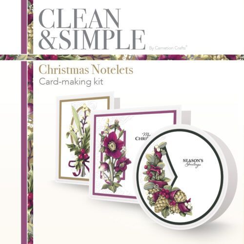 Clean & Simple Christmas Notelets Cardmaking Kit