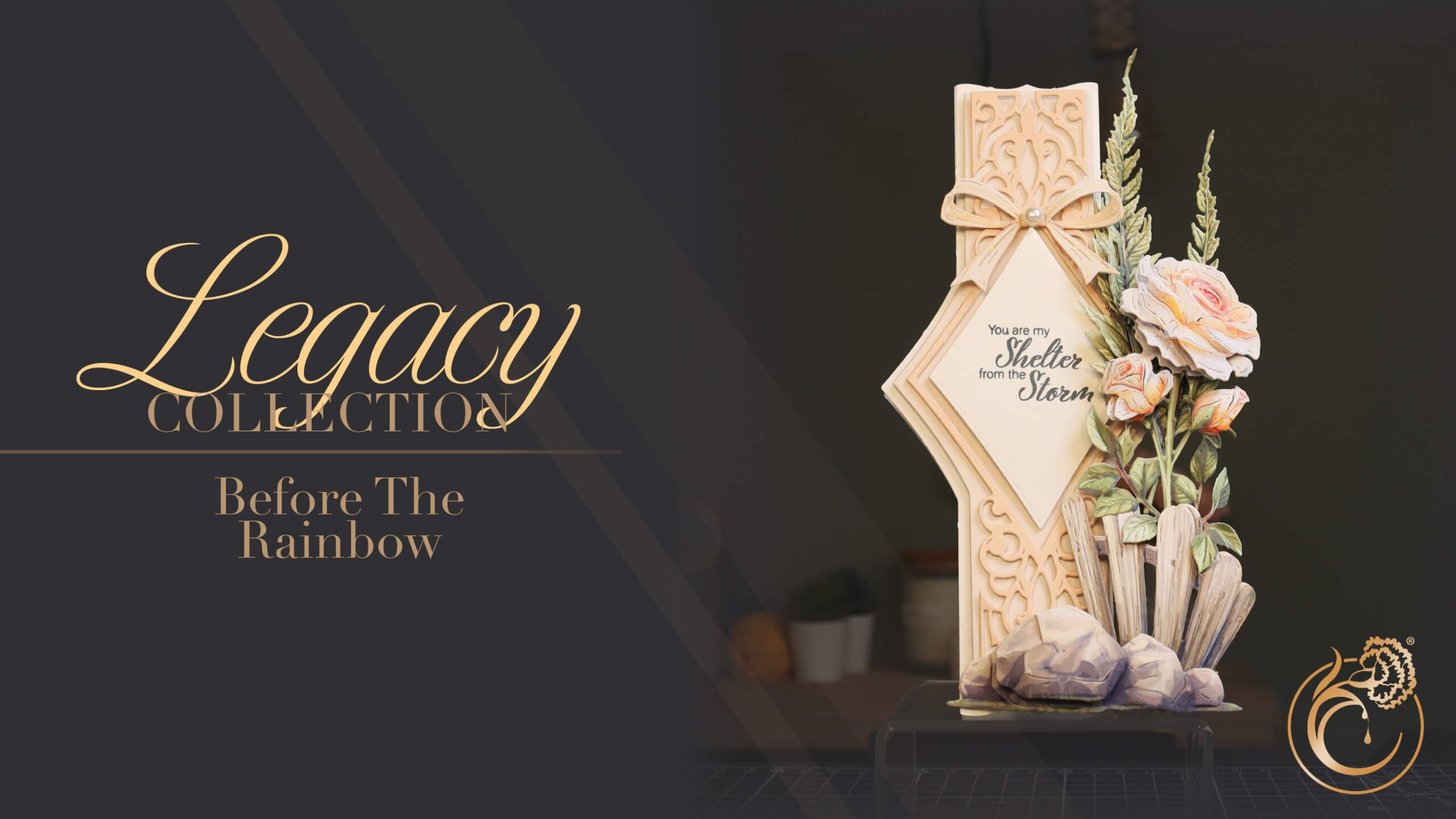 Legacy website banner with cards