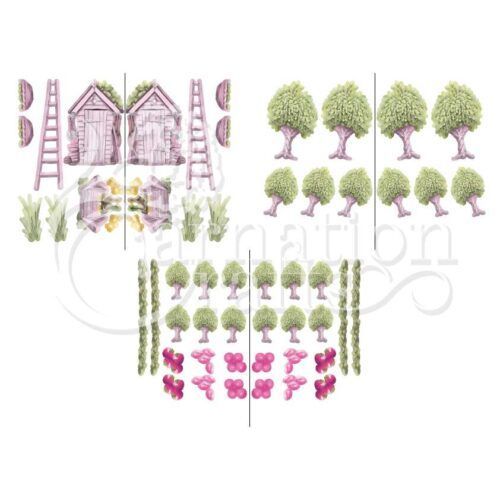 Carnation Crafts Around The Orchard Vignette Downloads - Vignette 2