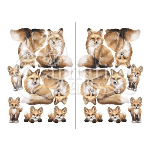 Carnation Crafts The Foxes Vignette Downloads - Vignette 1