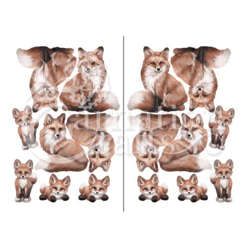 Carnation Crafts The Foxes Vignette Downloads - Vignette 2