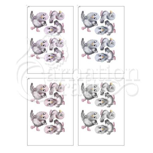 Carnation Crafts Bounty Of Life USB Feathered Friends Additional Vignette Downloads