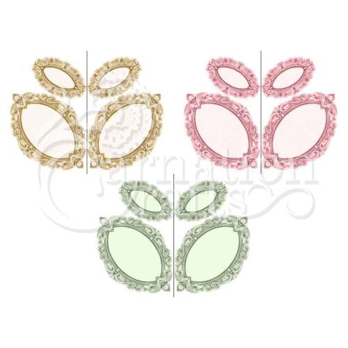 Carnation Crafts Petite Filigree Oval Vignette Downloads - Vignette 1
