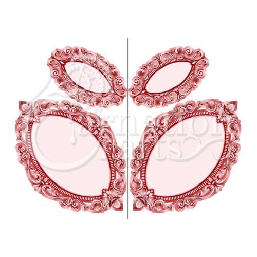 Carnation Crafts Petite Filigree Oval Vignette Downloads - Vignette 2