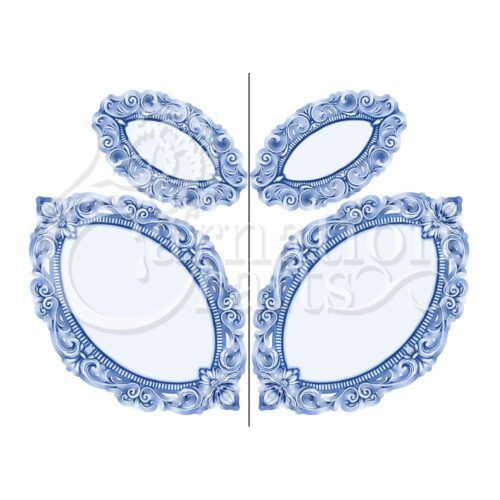 Carnation Crafts Petite Filigree Oval Vignette Downloads - Vignette 4