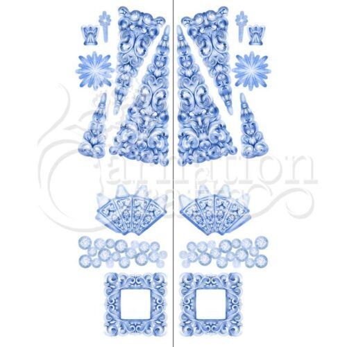 Carnation Crafts Christmas Tree Exploding Box Vignette Downloads - Vignette 4