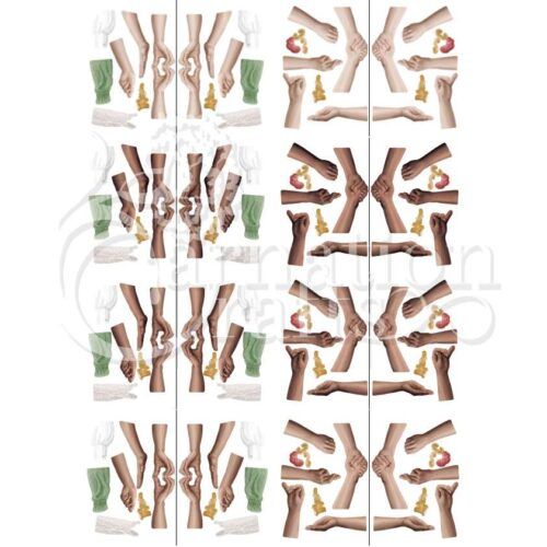 Carnation Crafts Helping Hands Vignette Downloads - Vignette 1