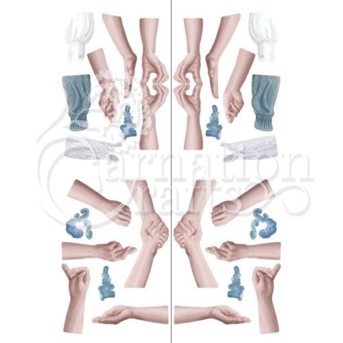 Carnation Crafts Helping Hands Vignette Downloads - Vignette 2