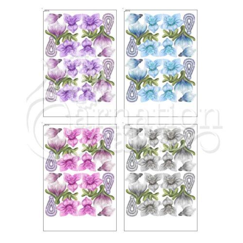 Carnation Crafts Nurtured Blooms USB Drop Of Flora Additional Vignette Downloads