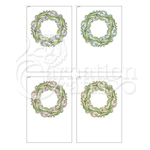Carnation Crafts Nurtured Blooms USB Lily Of The Valley Frame Additional Vignette Downloads