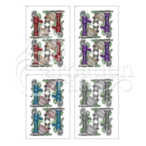 Carnation Crafts Nurtured Blooms USB Quick Dip Additional Vignette Downloads