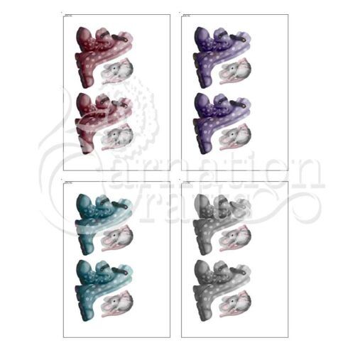 Carnation Crafts Nurtured Blooms USB Slip & Slide Additional Vignette Downloads