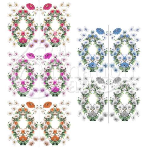 Carnation Crafts Delightful Daisies Vignette Downloads - Vignette 1 - 5
