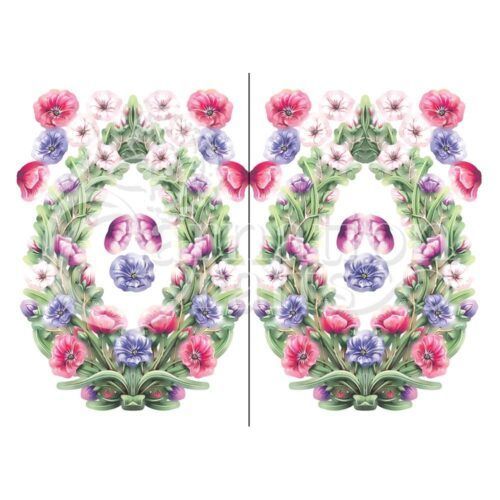Carnation Crafts Pretty Petunias Vignette Downloads - Vignette 1