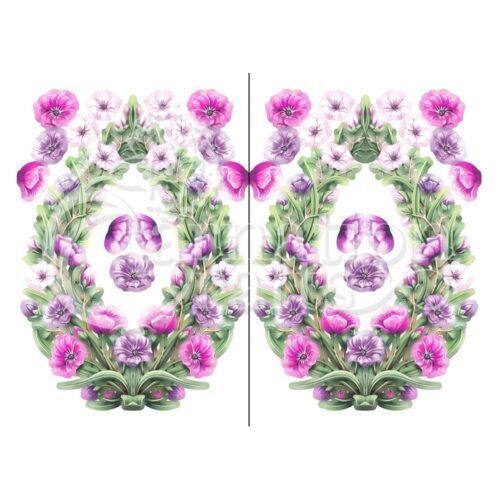 Carnation Crafts Pretty Petunias Vignette Downloads - Vignette 2