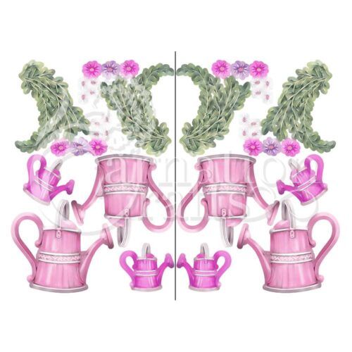 Carnation Crafts Showered In Florals Vignette Downloads - Vignette 2