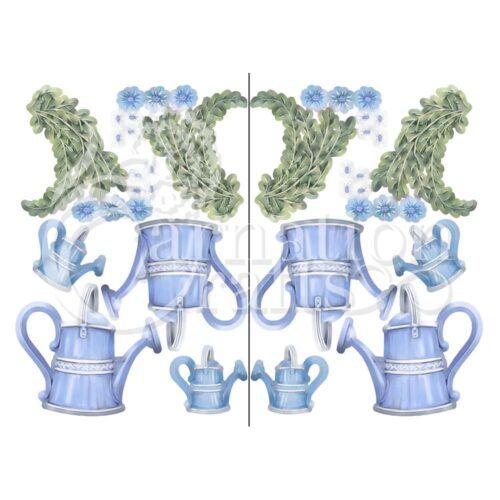 Carnation Crafts Showered In Florals Vignette Downloads - Vignette 4