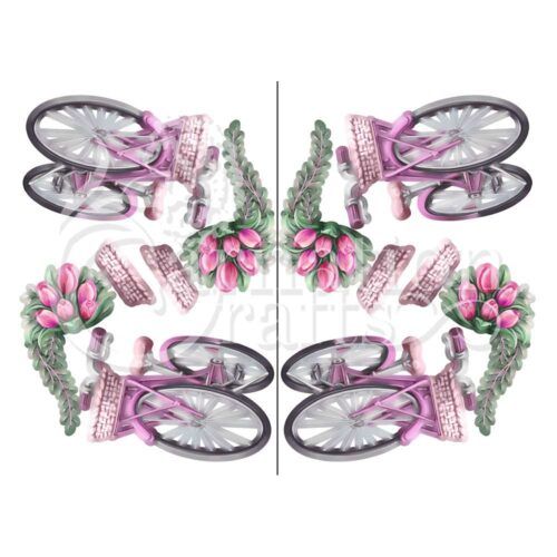 Carnation Crafts Bicycle & Blooms Vignette Downloads - Vignette 2