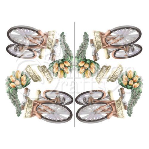 Carnation Crafts Bicycle & Blooms Vignette Downloads - Vignette 3