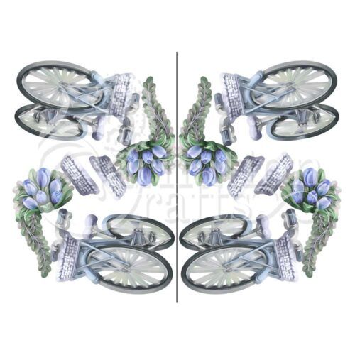 Carnation Crafts Bicycle & Blooms Vignette Downloads - Vignette 4