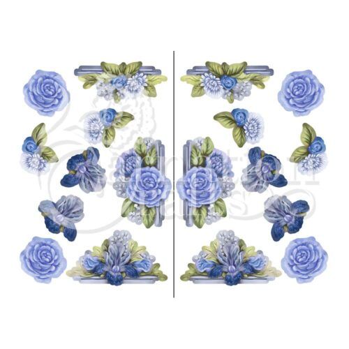 Carnation Crafts Edged With Florals Vignette Downloads - Vignette 4