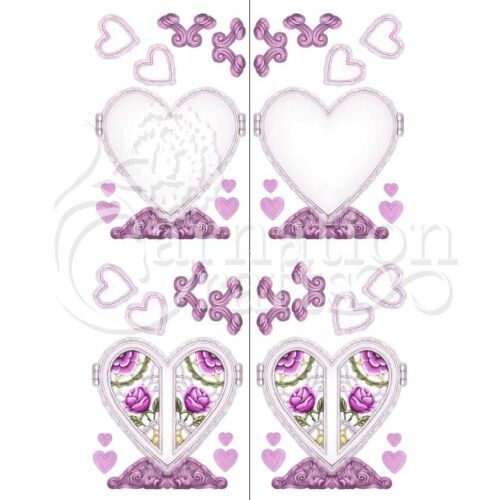 Carnation Crafts With An Open Heart Vignette Downloads - Vignette 3