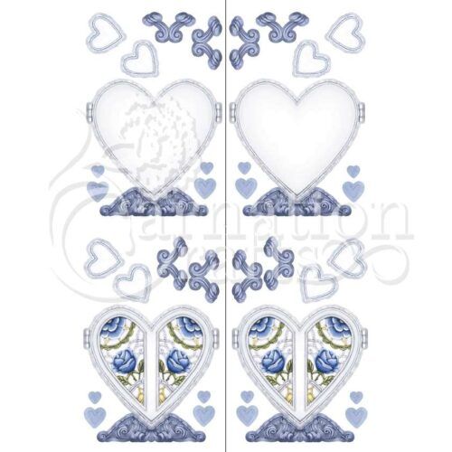 Carnation Crafts With An Open Heart Vignette Downloads - Vignette 4