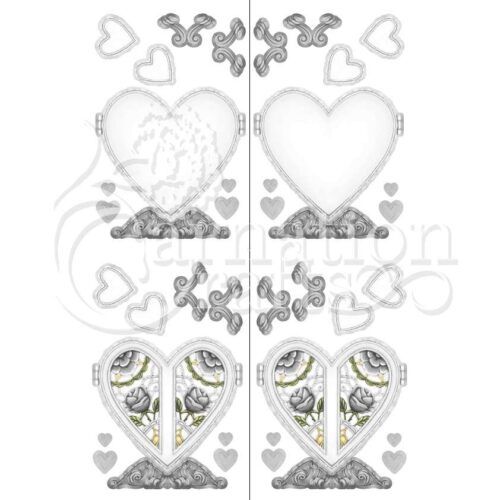 Carnation Crafts With An Open Heart Vignette Downloads - Vignette 5