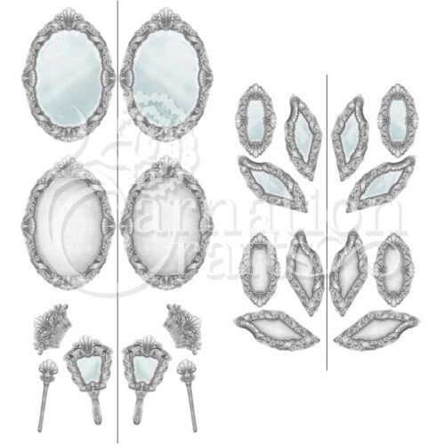 Carnation Crafts Vanity Mirror Card Shape Vignette Downloads - Vignette 5