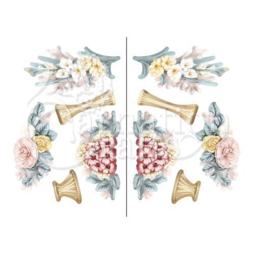Carnation Crafts Dresser Posies Vignette Downloads - Vignette 1